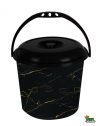Vödör tetővel 14L 34x31cm dekoros 358 Vödör tetővel 14L 34x31cm dekoros 358