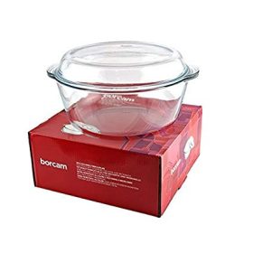 Jénai hőálló tál tetővel 3,15L Borcam 59013/1017142