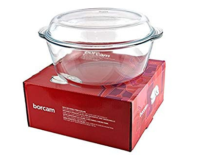 Jénai hőálló tál tetővel 3,15L Borcam 59013/1017142