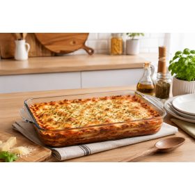   Jénai hőálló sütőtál szögletes 3,8L Borcam 59124/1043141