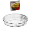 Jénai sütőtál kerek bordázott szélű 26cm Borcam 59044/1017153
