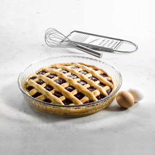 Jénai sütőtál kerek bordázott szélű 26cm Borcam 59044/1017153