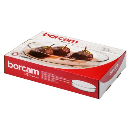 Jénai hőálló sütőtál ovális 2,36L Borcam 59064/1007321