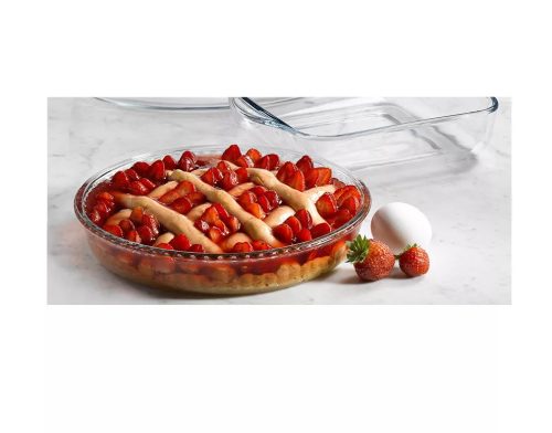 Jénai sütőtál kerek bordázott szélű 26cm Borcam 59044/1069296