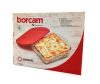 Jénai hőálló tál szögletes műanyag tetővel 1L Borcam 59854/1118133