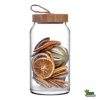Tároló üveg fa tetővel Woody 1130ml 43593/1113283