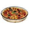 Jénai sütőtál kerek bordázott szélű 2 részes 32/26cm Borcam 159022 /1017167