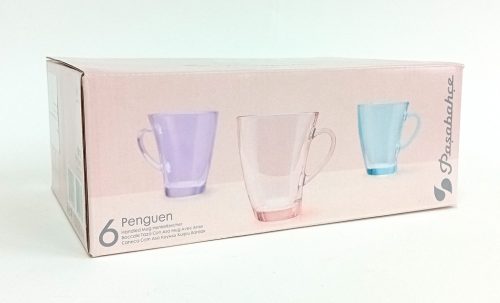 Kávéscsésze készlet 6db 170ml halvány rózsaszín 55213/1117174
