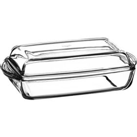   Jénai hőálló sütőtál szögletes 2 részes 2,75+1,37L Borcam 59010/1017141
