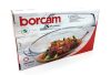Jénai hőálló sütőtál ovális 2 részes 2,25+2,25L Borcam 59022/1017145