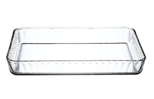 Jénai hőálló sütőtál szögletes bordázott 40x27cm 3,8 l Borcam 59204/1017163