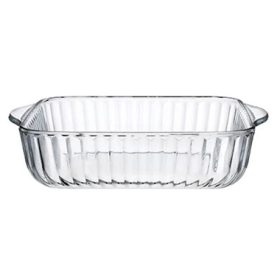   Jénai hőálló sütőtál szögletes bordázott szélű 3,2 l Borcam 59394/1069287