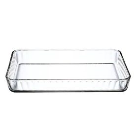   Jénai hőálló sütőtál szögletes bordázott 3L Borcam 59964/1119810