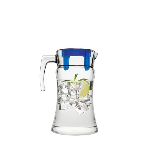 Kancsó üveg kék műanyag tetővel Azur 1,4L 43018/1070544