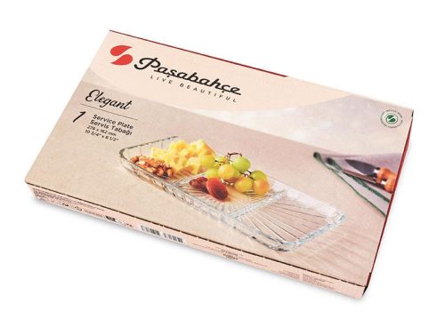 Kínáló tányér szögletes osztott Elegant 54983/1206568 AKCIÓ