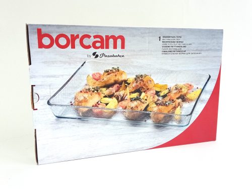 Jénai hőálló sütőtál szögletes 2,85L Borcam 590984/1204263