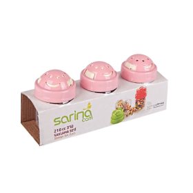 Fűszertartó szett 3db üveg 210ml S-196