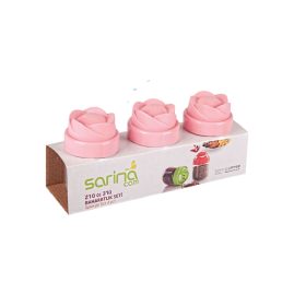Fűszertartó szett 3db üveg 210ml S-197