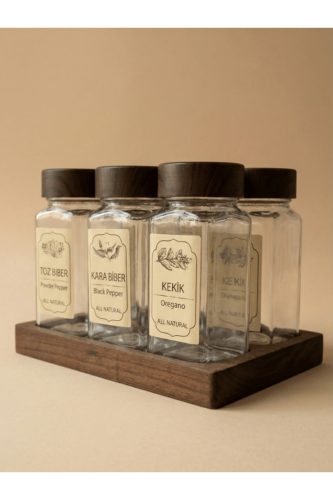 Fűszertartó szett 6db tartóval 140 ml S-726