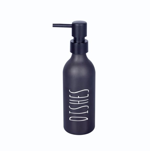 Szappanadagoló üveg 2db fém állvánnyal szivaccsal fehér 500ml S-1255
