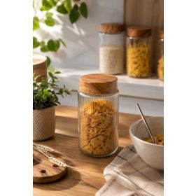 Üveg ételtároló 1000ml S-2049