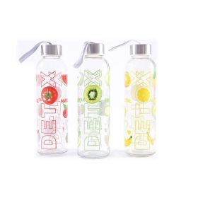 Kulacs üveg detox 0,5L S24285