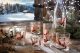 Karácsonyi mintás üveg bögre 310cl M97820