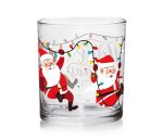 Karácsonyi mintás üveg pohár LINDA 3db 220ml M97750