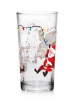 Karácsonyi mintás üveg pohár LINDA 3db 250ml  M97780