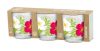 Pohár vizes Linda Hibiszkusz 3db 220ml M106910