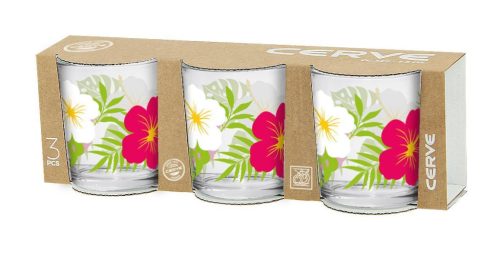 Pohár vizes Linda Hibiszkusz 3db 220ml M106910
