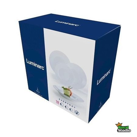 Étkészlet Luminarc Every day 18 részes fehér