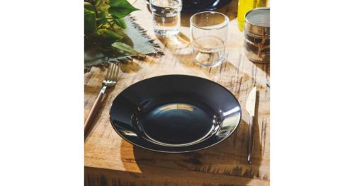 Étkészlet Luminarc 18 részes Plumi fekete-fehér AKCIÓ