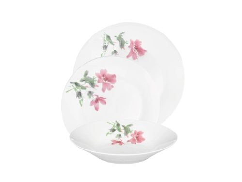 Étkészlet porcelán 18 részes Fresia