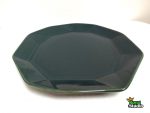   Tányér süteményes kerámia Kristal 23cm metál zöld 2533