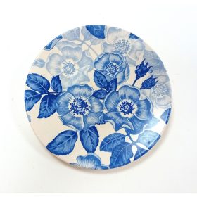 Tányér lapos kerámia lék mintás 26cm 19134