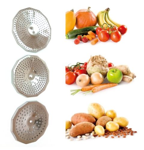 Hal és Paradicsom passzírozó 3 betéttel Happy Cooking RS-1367