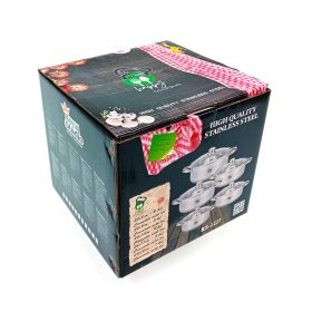   Edénykészlet 10 részes üveg fedővel Happy Cooking RS-1227