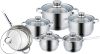 Edénykészlet 12 részes üveg fedővel Happy Cooking RS-1277