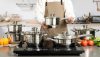 Edénykészlet 12 részes üveg fedővel Happy Cooking RS-1277