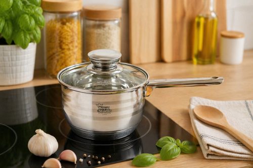 Edénykészlet 12 részes üveg fedővel Happy Cooking RS-1277