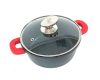 Lábas márvány bevonat 4,1L üveg fedővel Happy Cooking RS-1198