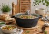 Lábas márvány bevonat 8,9L üveg fedővel Happy Cooking RS-1200