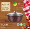 Lábas márvány bevonat 8,9L üveg fedővel Happy Cooking RS-1200