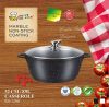 Lábas márvány bevonat 8,9L üveg fedővel Happy Cooking RS-1200