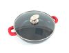 Lábas alacsony márvány bevonat 3,3L üveg fedővel Happy Cooking RS-1201