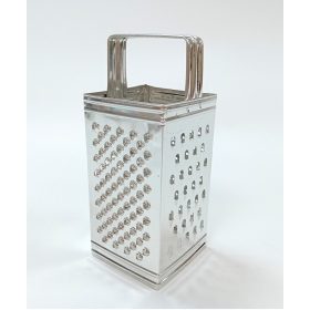 Reszelő 4 oldalú acél pengével 8,5x8,5x2,5cm