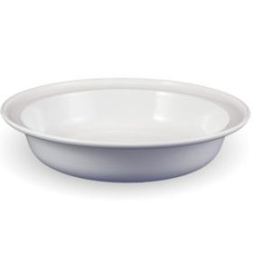 Tányér mély műanyag peremes 19,5cm fehér