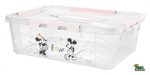 Tároló doboz MINNIE MOUSE pastel Trans 10L 1108855524700