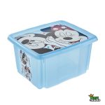   Tároló doboz Mickey Mouse átlátszó KÉK 24L 1221864014100